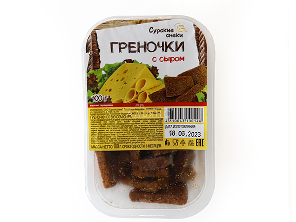 Сурские гренки со вкусом Сыра (100 гр) в Ростове-на-Дону