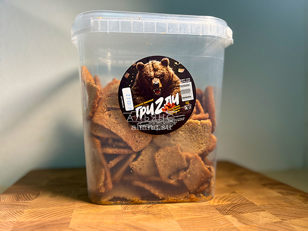 Ведро Ржаные гренки со вкусом Крылышки Барбекю (1 кг) в Ростове-на-Дону