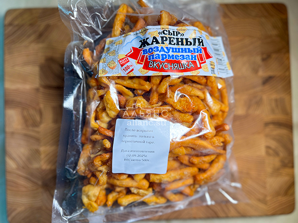 Жареный сыр "ВКУСНЯШКА" со вкусом пармезан (500 гр) в Ростове-на-Дону