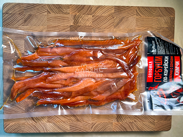 Горбуша соломка по-корейски в Ростове-на-Дону