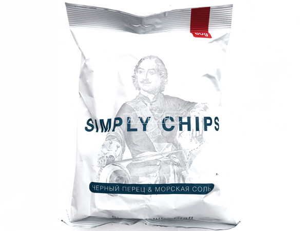 Картофельные чипсы "Simple chips" Морская соль и черный перец 80 гр. в Ростове-на-Дону