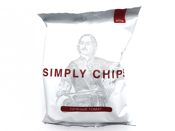 Картофельные чипсы "Simple chips" Пряный томат 80 гр. в Ростове-на-Дону